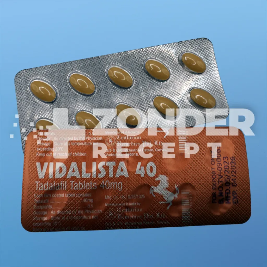 Vidalista 40mg - 10 Tabletten