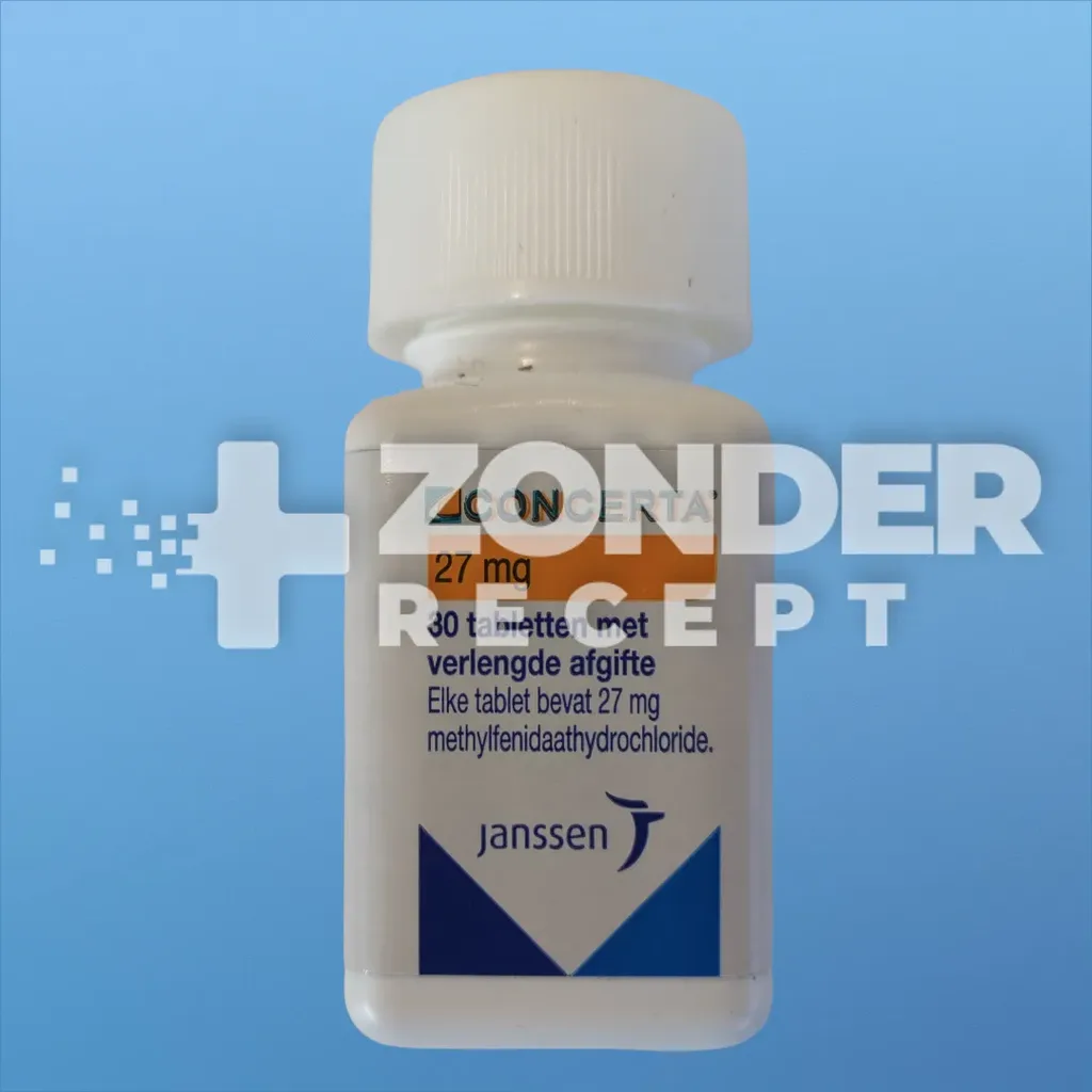 Concerta Methylfenidaat 27mg - 30 Tabs